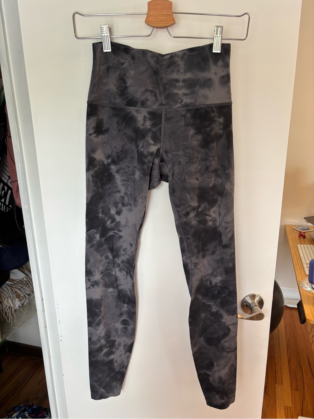 lululemon Align HR Pant 28" Size 6 Diamond Dye Pitch Grey Graphite Grey